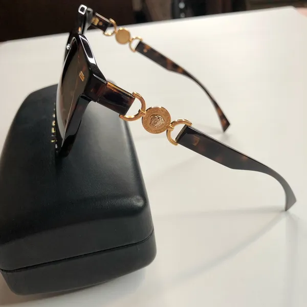 Versace VE4442 Women’s Tortoise Sunglasses with Medusa Logos at Temples ~ BNIB! - Image 4