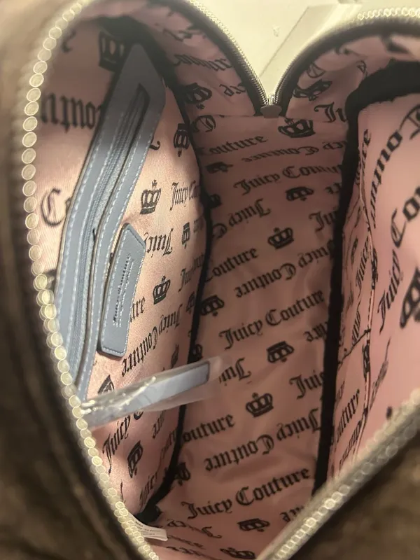 Juicy Couture New Love Chapter Backpack in Chocolate Velour - Image 7