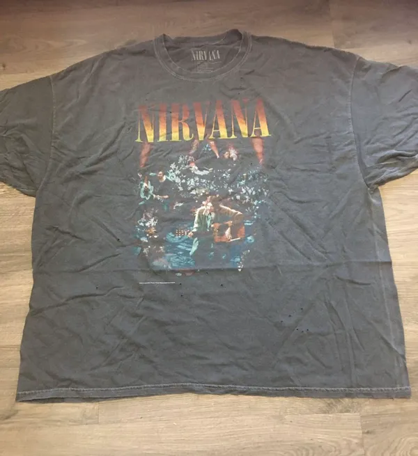 Nirvana Oversized T-shirt Sz O/S - Image 2