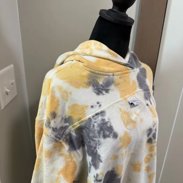 Nike NSW Tie Dye Acid Wash Pullover Hoodie Sweatshirt Women's M Loose Fit DO6213 - Image 7