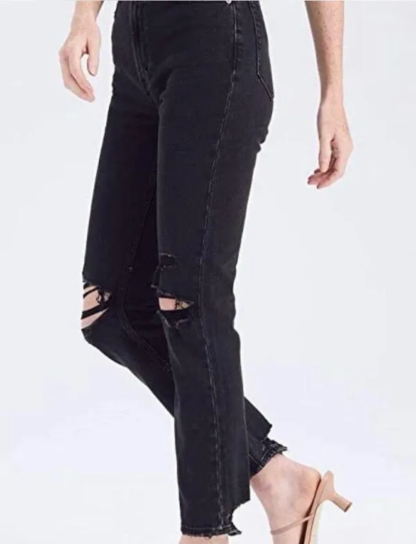 Abercrombie & Fitch Ultra High Rise Ankle Straight Size 10R - Image 2