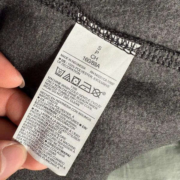 Old Navy Fitted Sweater Fleece Zip Jacket, S 832542 - Image 4