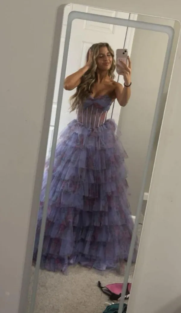 Jovani Prom Dress Purple - Image 2