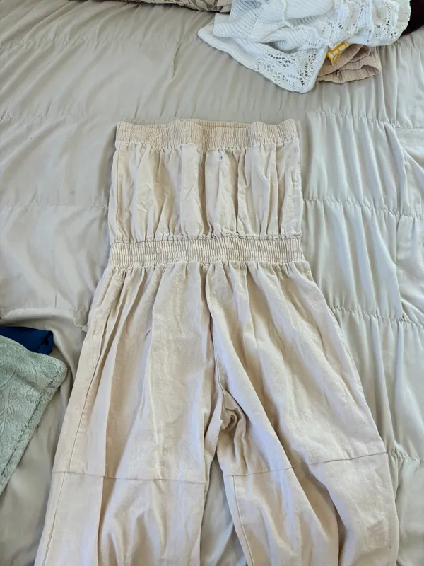 Beige Cargo Jumper Tan Size M - Image 10