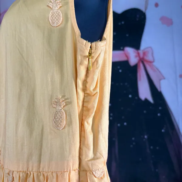 J. Crew Yellow Sleeveless Tiered Sundress 4 - Image 8