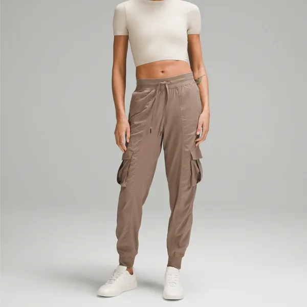 Lululemon Dance Studio Relaxed-Fit Mid-Rise Cargo Jogger Taupetastic XL - Image 2
