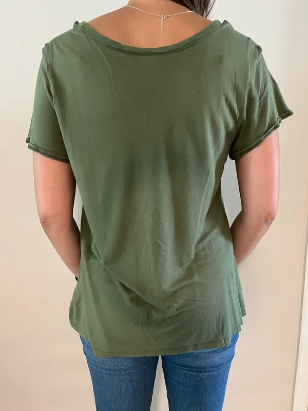 Olive Green Old Navy Top - Image 2