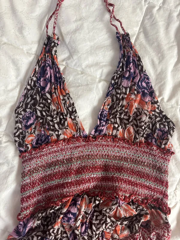 Free people’s Intimately Floral Print Gabriella halter midi dress - Image 5