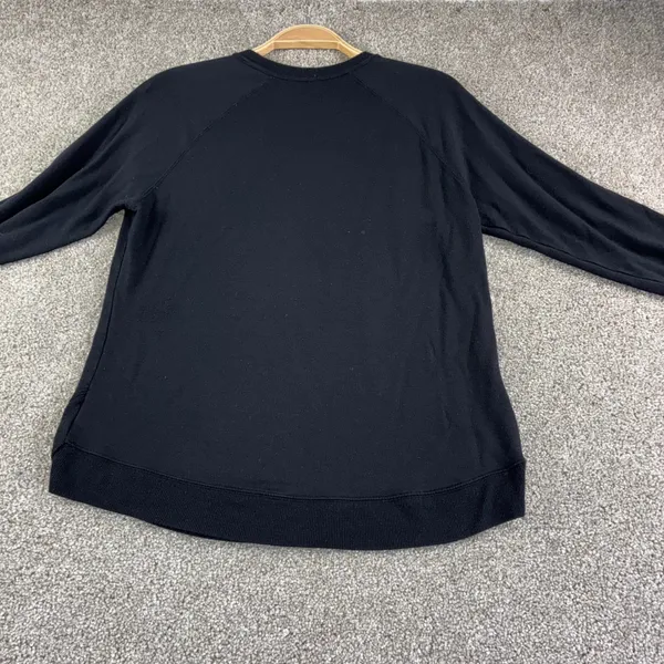 Athleta Topanga Womens M Black Long‎ Sleeve Sweatshirt Pullover Athletic Yoga - Image 6