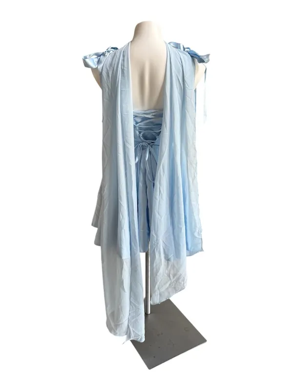 ABCDress Satin Cocktail Party Dress Blue Size 4 NWT - Image 7