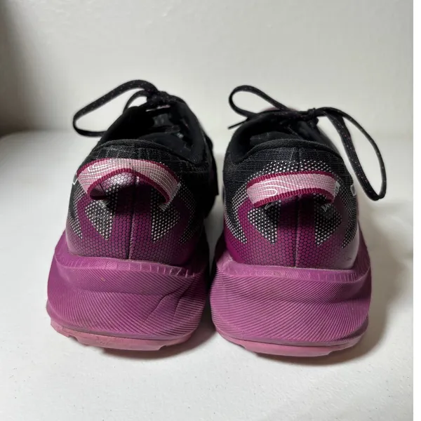 ASICS Women's Size 9.5 Trabuco Max 3 Trail Running Shoes Purple Black Sneakers - Image 4