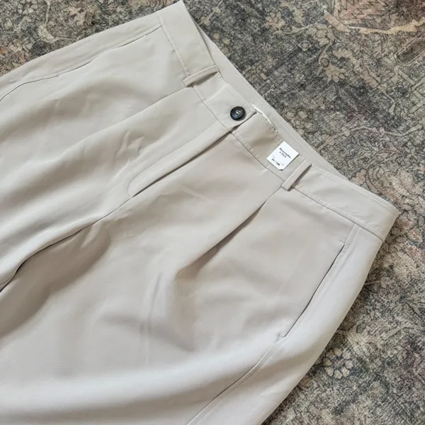 NWT Abercrombie & Fitch Sloane Pant Barrel Pleated Tapered Ankle Trouser 34 18R - Image 4