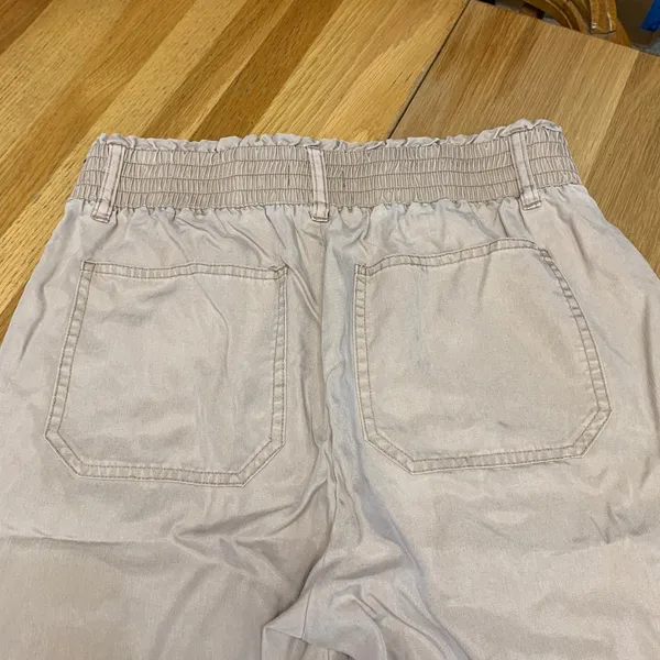 Abercrombie & Fitch Paperbag Waist Utility Joggers Tan Beige Womens Size‎ Small - Image 7