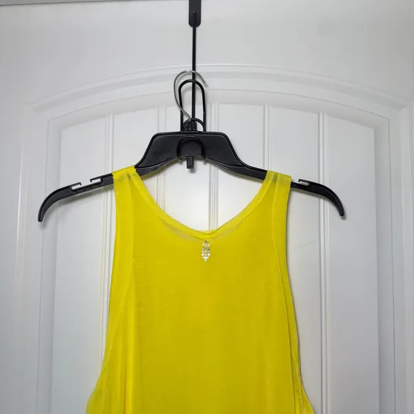 Free People Movement Small‎ Yellow Tank Top Athleisure Yoga Workout Casual - Image 10