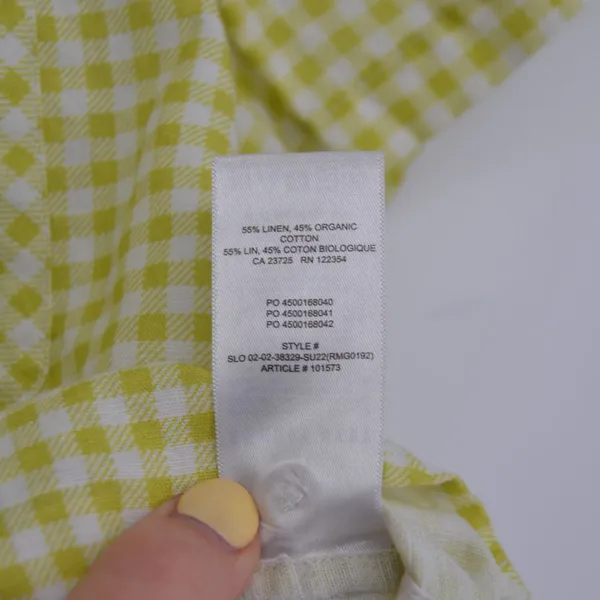 Aritzia Sunday Best Elisa Gingham Crop Shirt and Shorts Matching Set S - Image 7