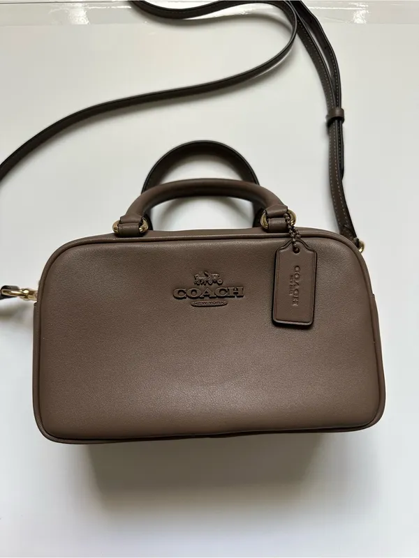 Coach Brown Leather Satchel crossbody bag - Image 3