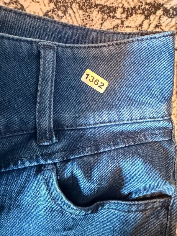Halara S Womens High-Waist Stretch Skinny Jeans With Button Detail - Size S - Bl - Image 4