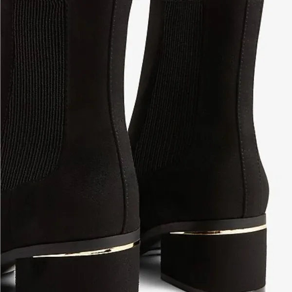 Express Black Ankle Booties - Image 2