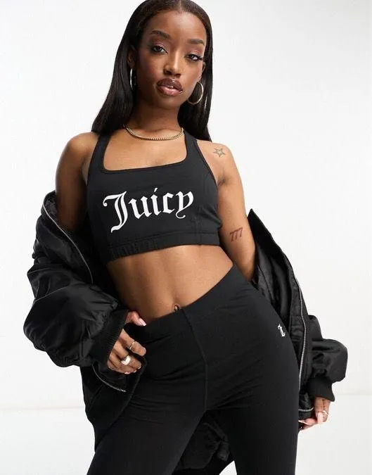 Juicy Couture Black Sports Bra - Image 7