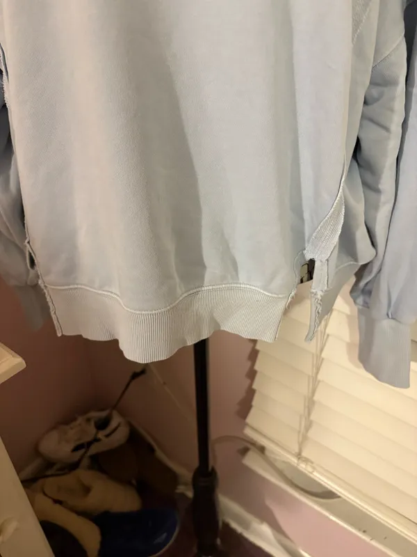 Women’s oversized sweatshirt Blue Size L - Image 3