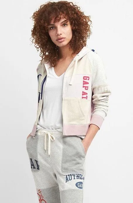 GAP Logo Remix Zip Up Hoodie - Image 4