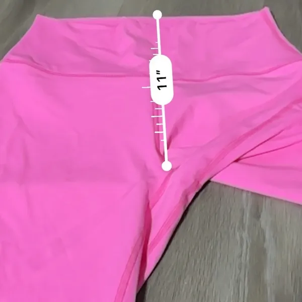 CRZ YOGA Light Purple Pink High Rise Yoga Shorts 9.5" Inseam Sz‎ M NEW - Image 6