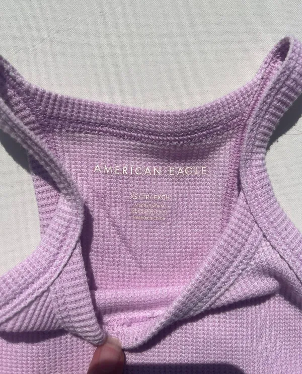 American Eagle pink tank top xs - Image 2