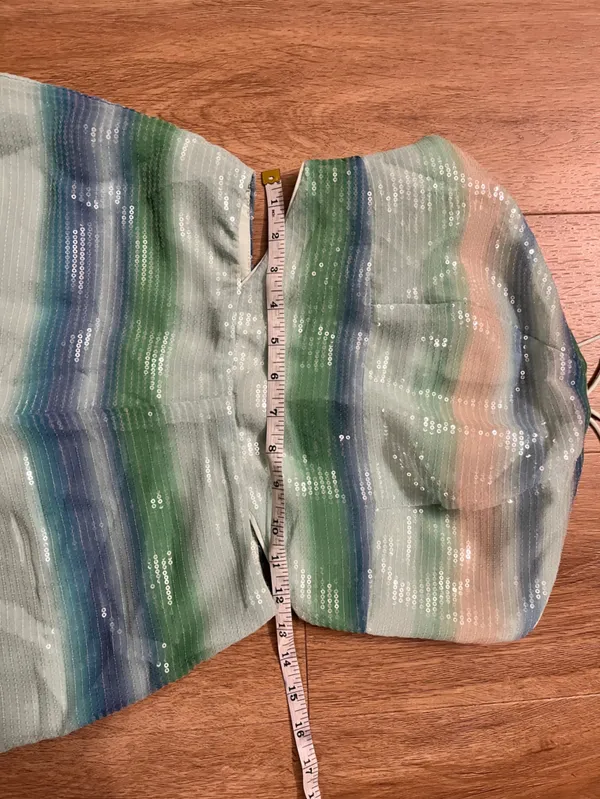 HUTCH BY ANTHROPOLOGIE Striped Sequin Romper - Image 7