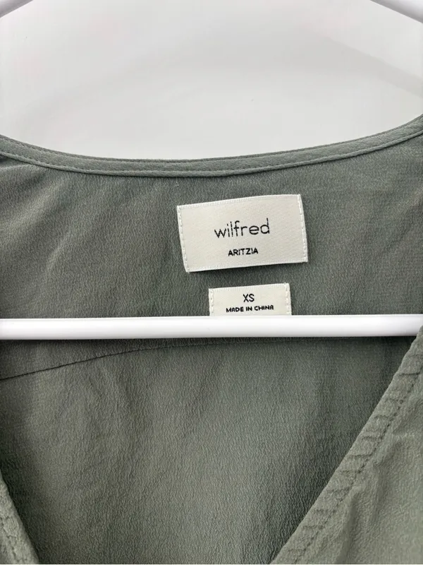 Aritzia Wilfred Suzette silk blouse - Image 7