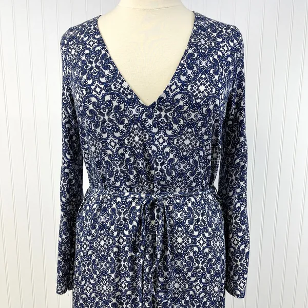 Lulus Mandala Daydream Dress Womens L Maxi Flare Sleeve Bohemian Festival Summer - Image 3