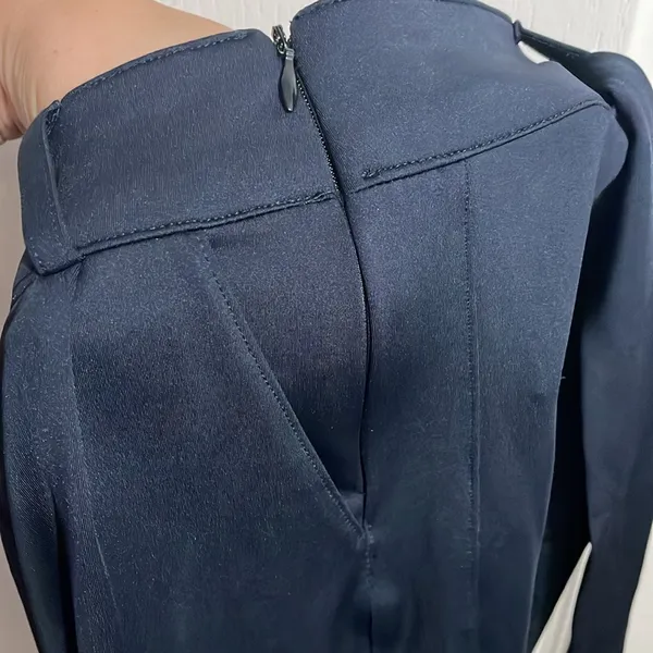 💙BuffBunny‎ Boss Collection Navy VP Belted Pants Minimalist Athleisure - Image 7