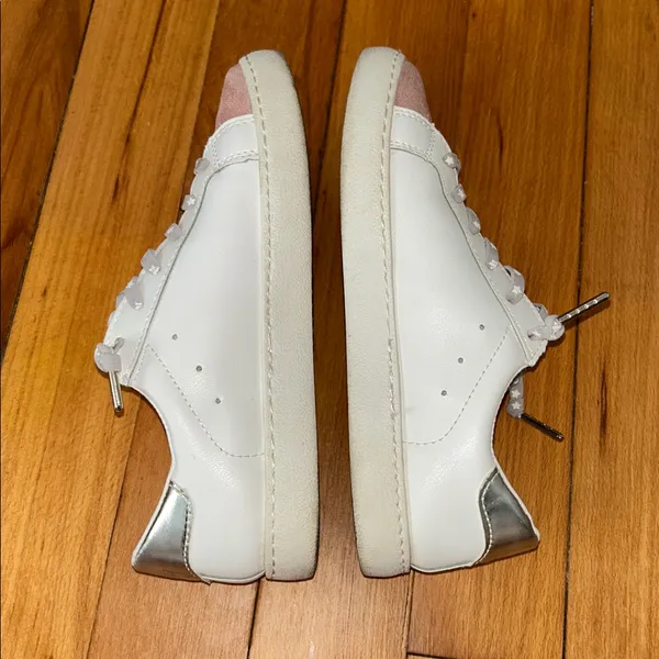 Vintage Havana White and Blush Pink Sneakers - Image 7