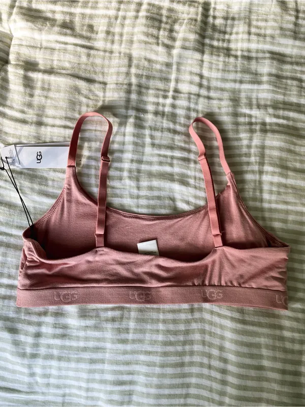 New UGG Gwendolynn Bralette Size Small Sand Unlined Scoop Neck - Image 5