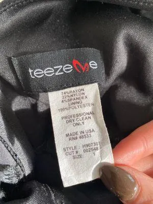 Black Formal Dress Size 0 - Image 3