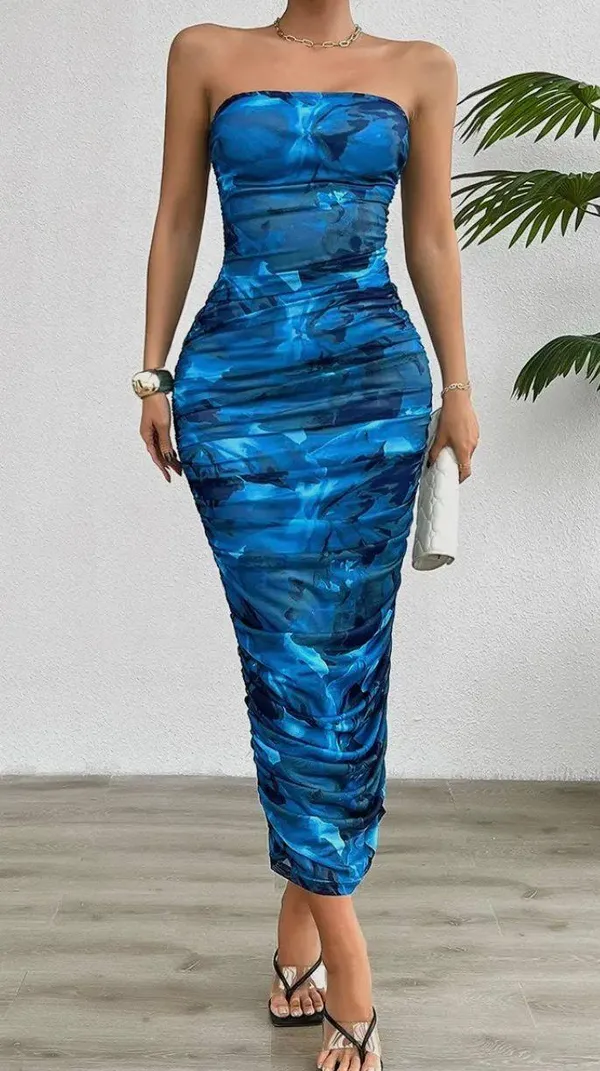 Blue Dress Size L - Image 3