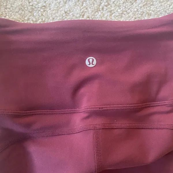 NWOT Lululemon Groove Pants - Red Merlot - Image 6