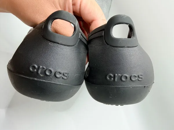 Crocs Kadee II Black Flats Slip On Comfort Casual Travel Work Lightweight Women 10 - Image 7