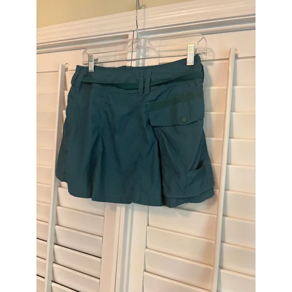 Free People Teal Skort Size Small‎ Blue - Image 2