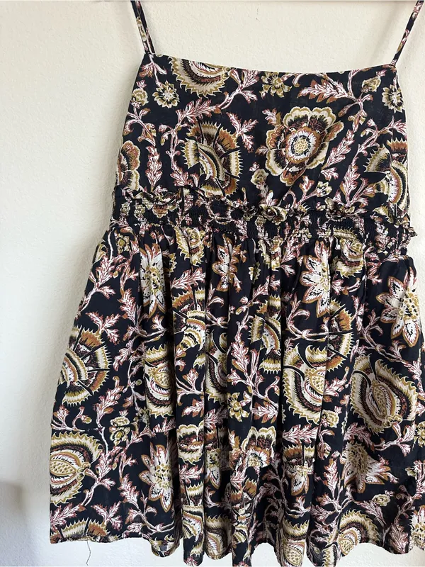 NWOT Anthropologie Celandine Straight-Neck Tiered Mini Dress - Image 10