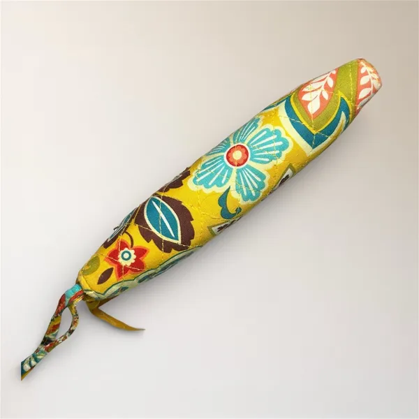 Vera‎ Bradley Floral Quilted Zip Around Wallet Yellow Cotton Boho Wristlet - Image 4