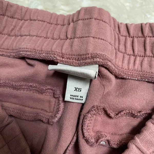 A New Day Mauve Pink Front Seam Jogger Pants Lounge Comfy Basic Activewear - Image 3