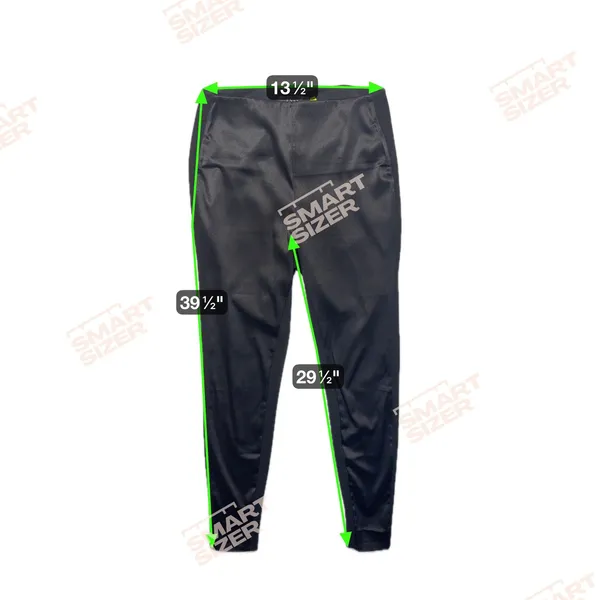 Lysse Black Front Satin Effect Leggings‎ Pants M High Waisted Stretch Slim Fit - Image 7