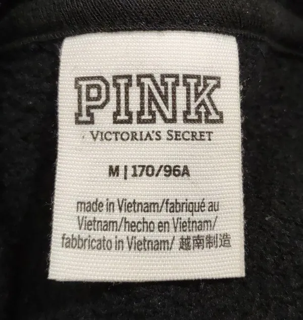 Pink pullover hoodie/sweatshirt - Image 3