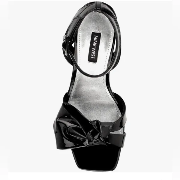 New without box Nine West Wn Rippa 3 Womens Patent Ankle Strap Platform Sandals - Image 3