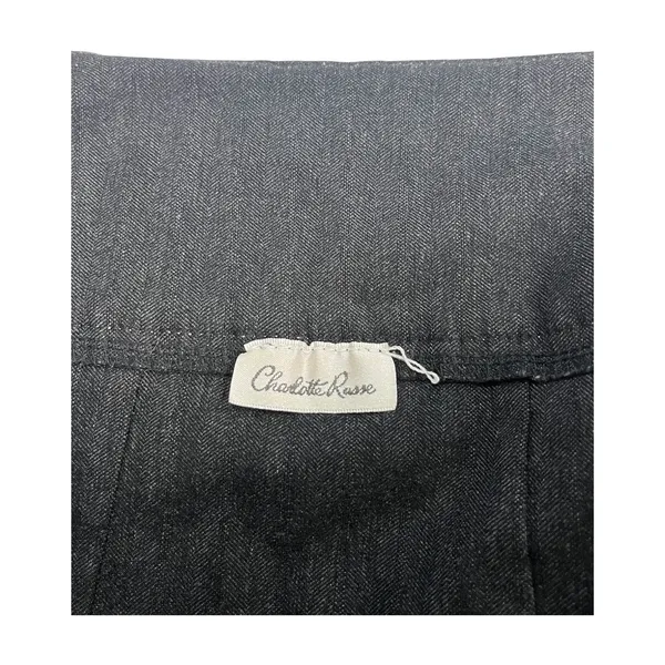 Vintage Charlotte Russe Mini Skirt Womens Small Blue Denim Y2K Stretch Sexy USA - Image 3