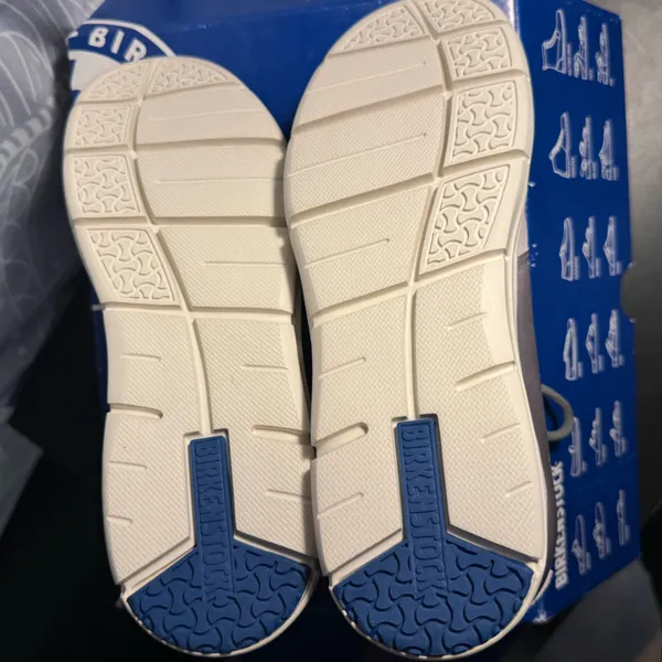 Birkenstock Women's Off-White mid Sneakers 38 Euro (7W) Narrow fit - Image 5