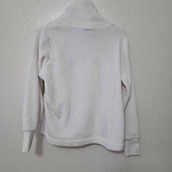 Athleta Women's Small Double Cozy Karma Funnel Neck Pullover Soft Plush Sweater - Image 3