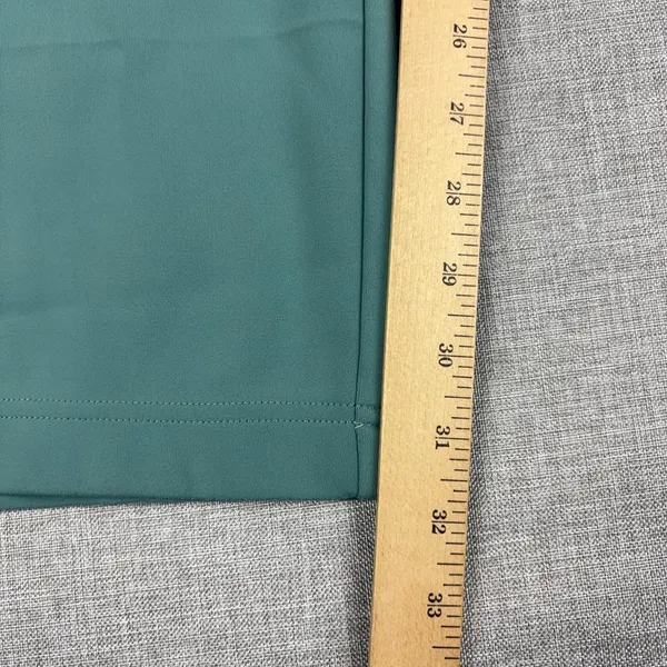 Athleta Venice Pants Womens XL Teal Green High Rise Wide Leg Stretch Pull On - Image 4