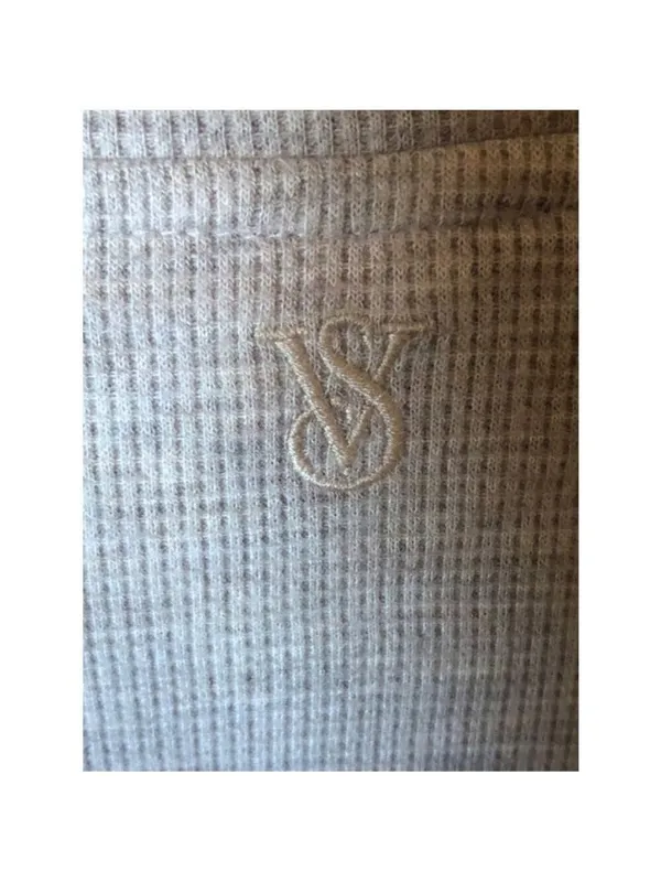 Victoria's Secret Beige Henley Top, Size XS - Image 4