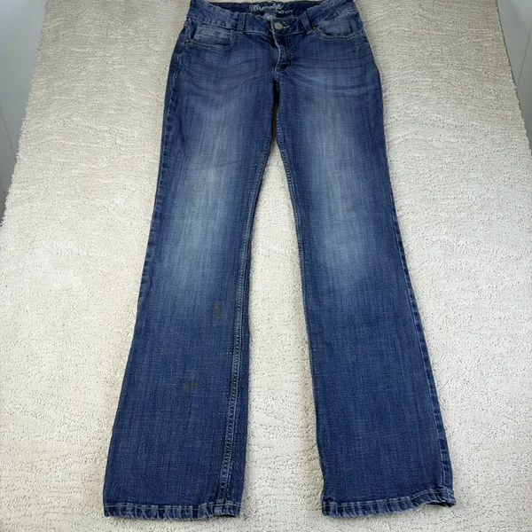 Women's Wrangler 9x34 Dark Wash‎ Bootcut Western Jeans - Image 2